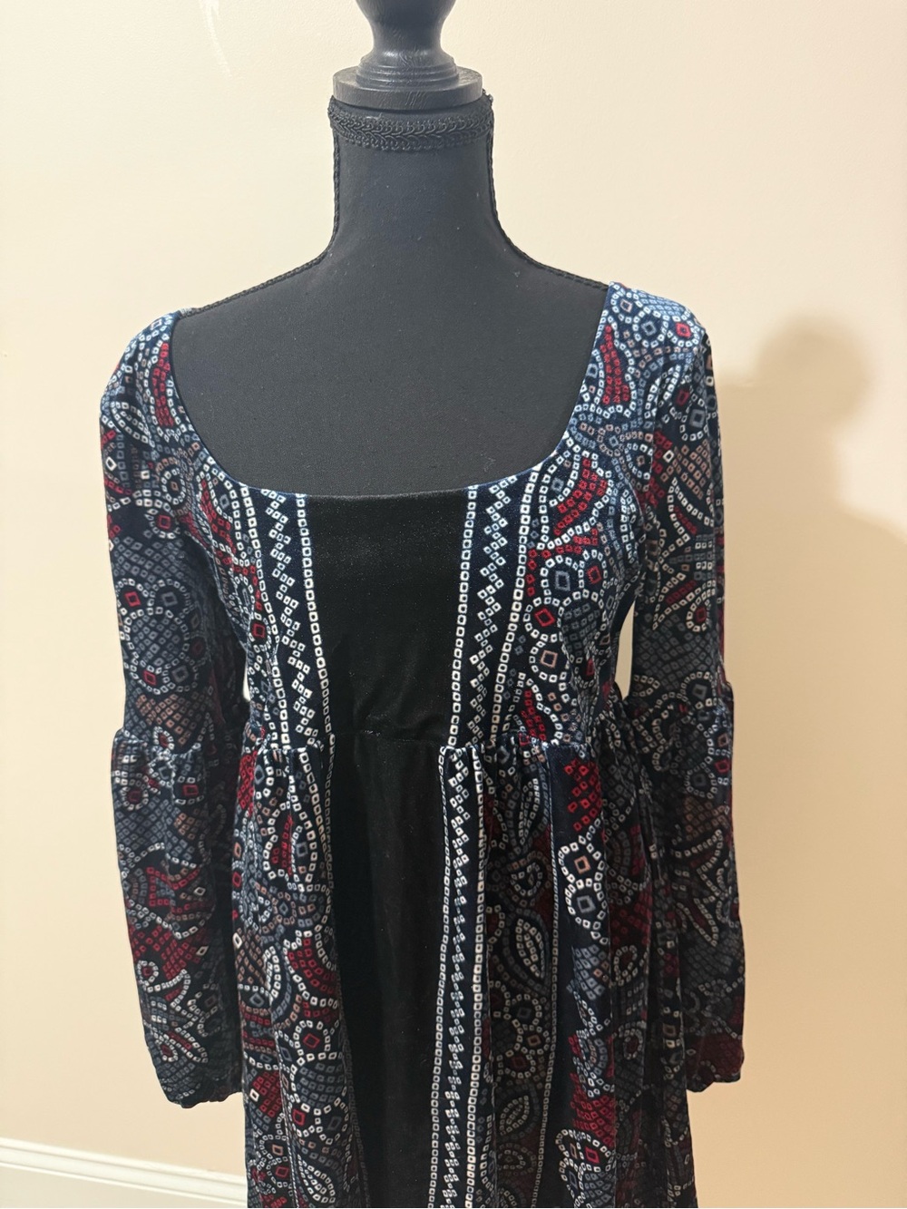 Free People Multicolor Patterned Mini Dress - Picture 2 of 8